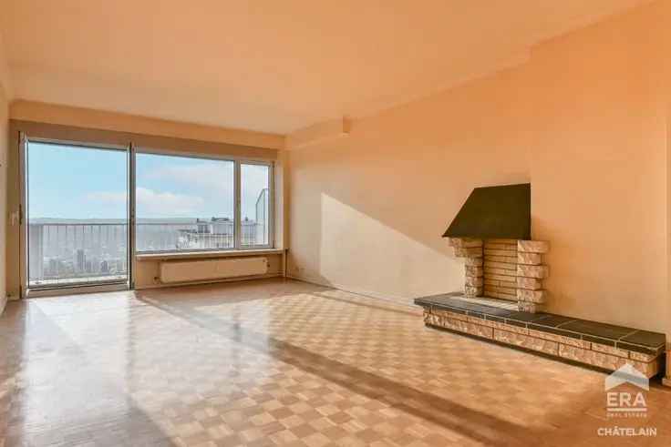 Duplex Penthouse te Koop Ukkel 180m2 4 slaapkamers Terrassen