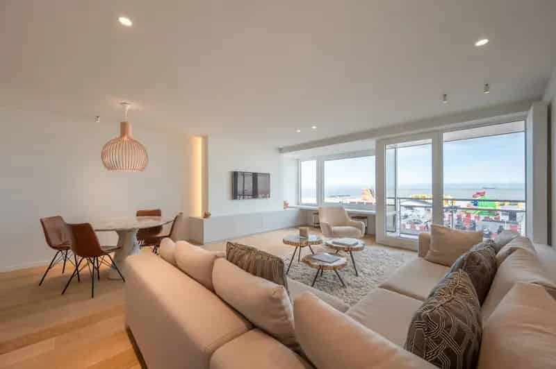 Appartement 3 slaapkamers Zeezicht Albertplein Knokke
