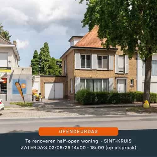 TE RENOVEREN WONING 4 SLP GARAGE CENTRALE LIGGING