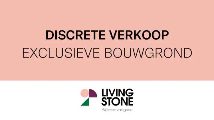 Rustig gelegen bouwgrond met exceptionele zichten