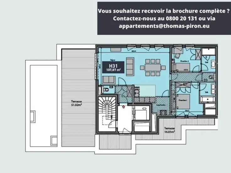 Penthouse te koop in België