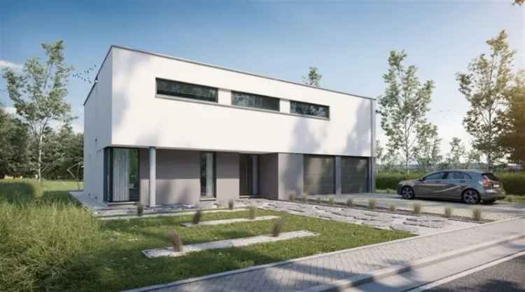 Design villa op 5.371 m² in nieuwe verkaveling bij natuurdomein