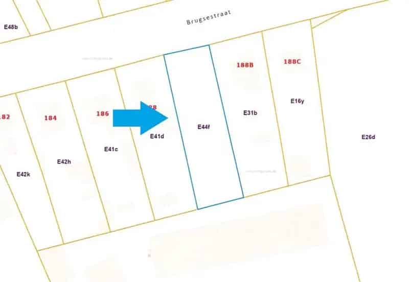 Bouwgrond Zedelgem 1441m² Weids Uitzicht Open Bebouwing
