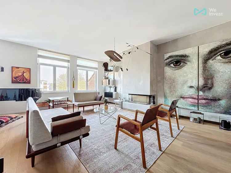 Duplex 3 slaapkamers Etterbeek - 198m² -  Privélift - 2 Terrassen