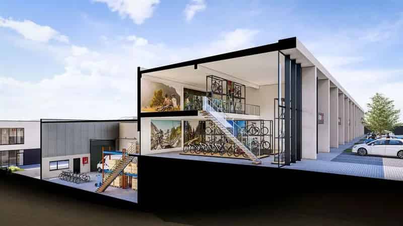 Nieuwbouw KMO Unit te Koop Lot 216m² Showroom 144m²