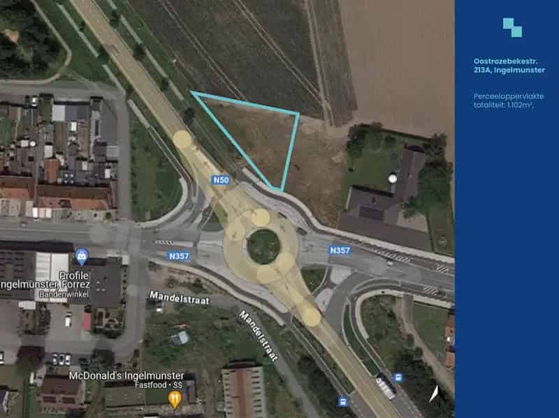 Bouwgrond 1102m² Wonen en Werken Ringlaan