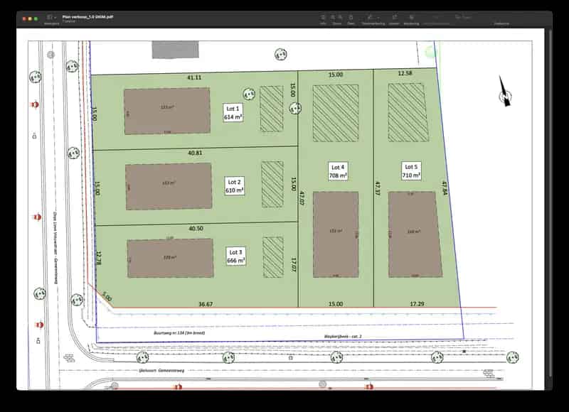 Bouwgrond 710m² Oostmalle Toplocatie Vrijstaande Woning