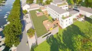 Koop penthouse appartement in Eupen met tuin en terras