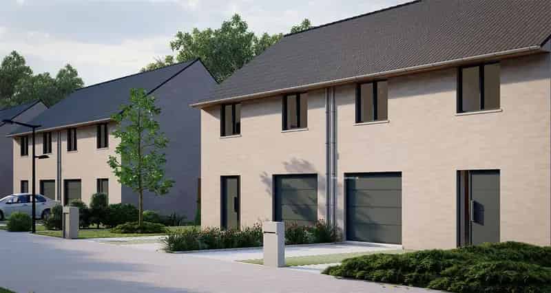 Nieuwbouw Huis Koolskamp 3 Slaapkamers Ruime Percelen Zuidgericht