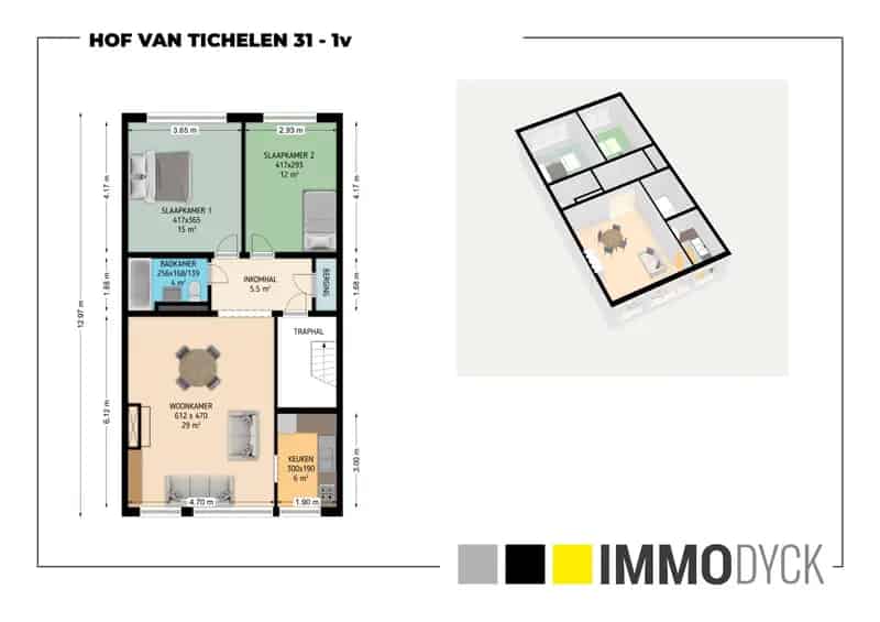 Appartement te koop Antwerpen - 2 slaapkamers, nabij park