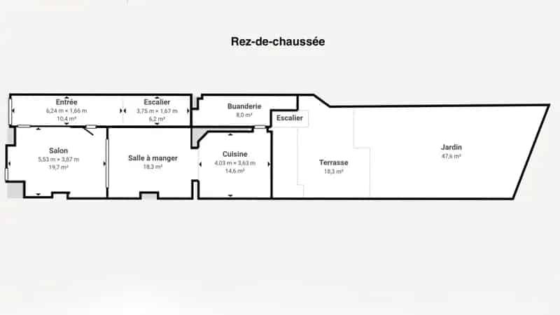 Huis te Schaerbeek 410m² - Twee Duplexen