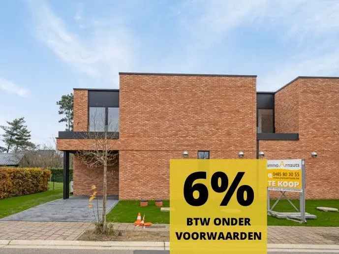 NIEUWBOUWWONING - 3 SLPKS - 6% BTW - RUSTIG GELEGEN - E-PEIL <15!