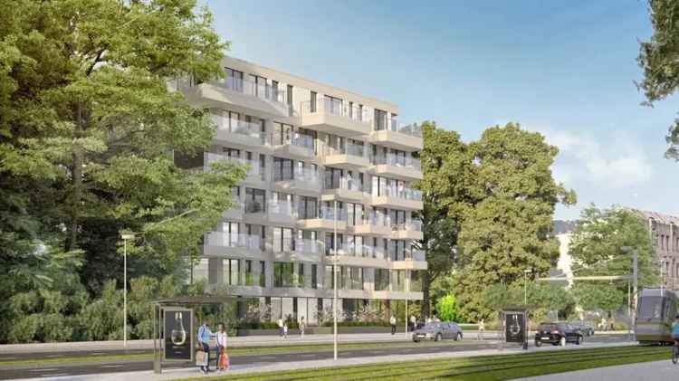 Appartement te huur met uitzicht op Maloupark in Sint-Lambrechts-Woluwe