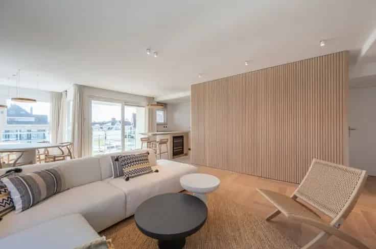 Luxueus gerenoveerd hoekappartement 3 slaapkamers  Knokke