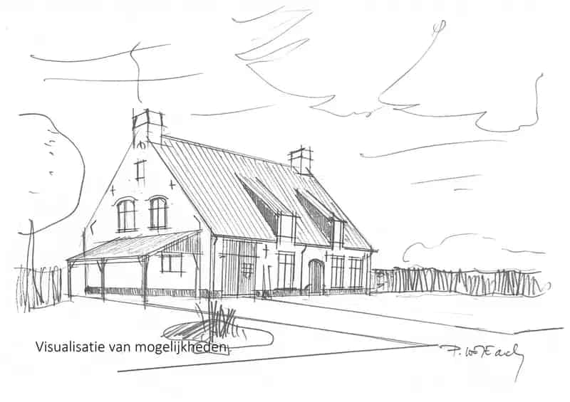 Te renoveren villa met bijgebouw vlakbij Hansbeke