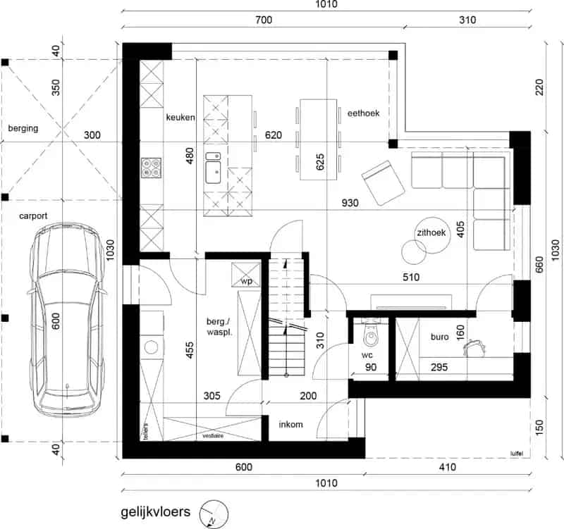 Bouwgrond Temse 717m² Open Bebouwing Kindvriendelijk
