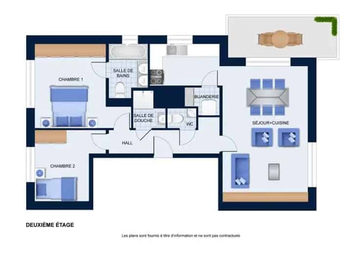 Appartement Te Koop Neder Over Heembeek 2 slaapkamers Terras 2016
