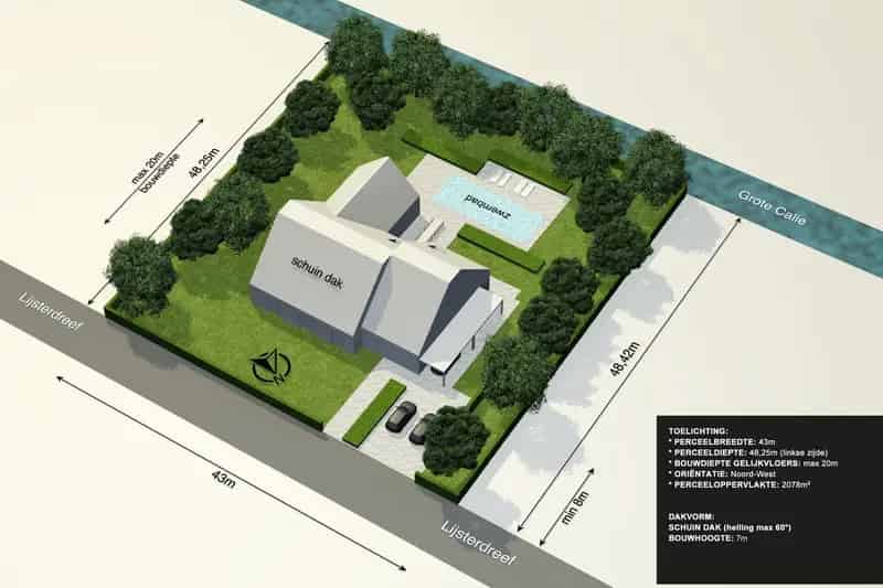 Villaperceel 2078m² Rustig Gelegen