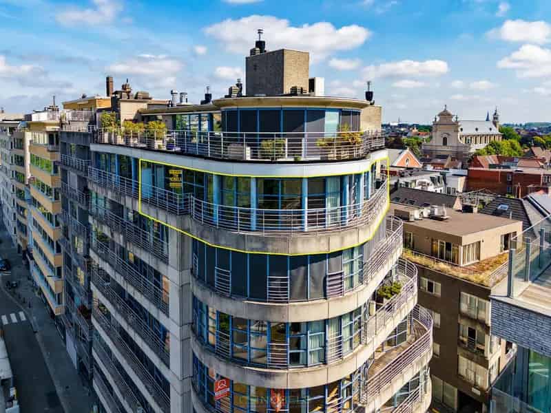 Penthouse te Gent: 3 slaapkamers, 180 graden uitzicht