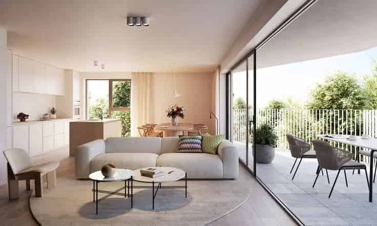 Appartement Te Koop Hasselt Kuringen Park 2 Slaapkamers Terras
