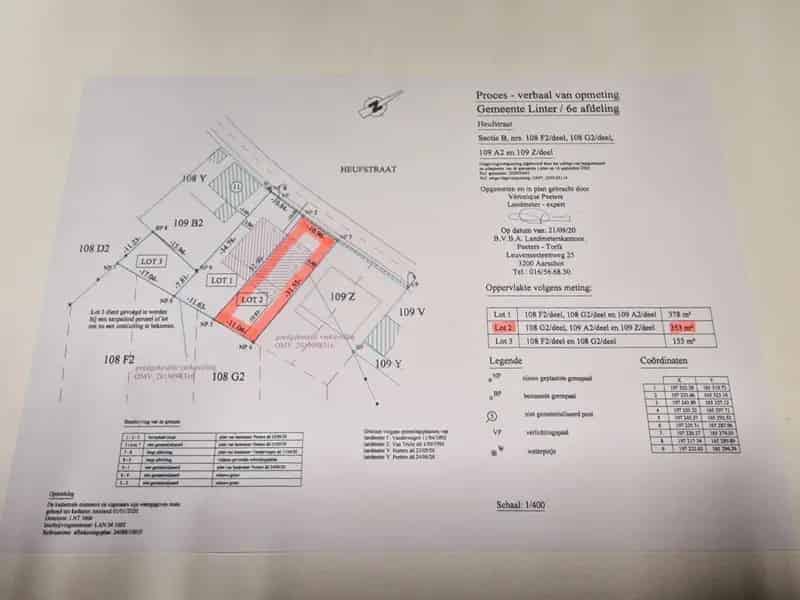 Bouwgrond Halfopen Bebouwing Linter Overhespen Lot 2 bis