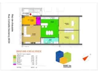 Kantoor te Koop Jette 102m2 Zelfstandigen Nabij Winkelcentrum