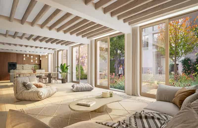 Moderne Stadswoning Elsene 3 Slaapkamers Prive Tuin