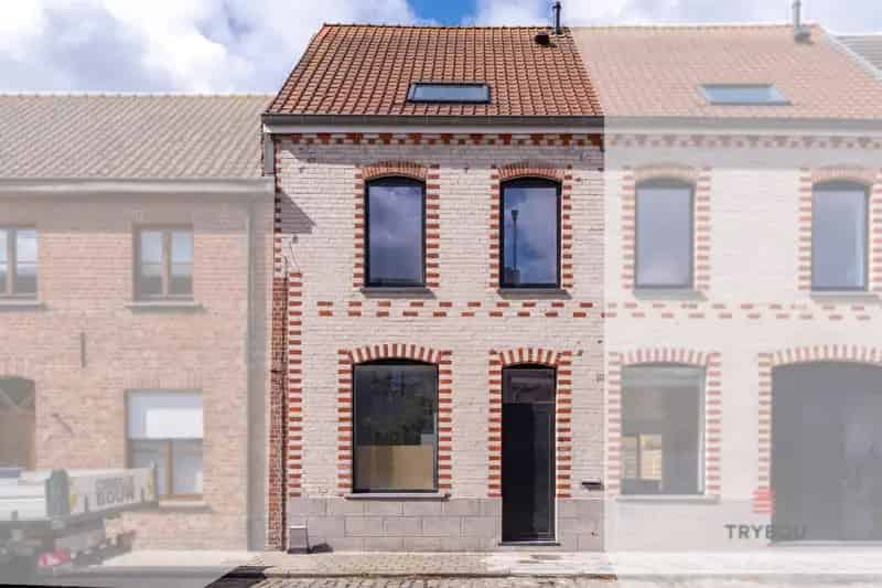 Huis te Huur Merkem: Gerenoveerde Rijwoning