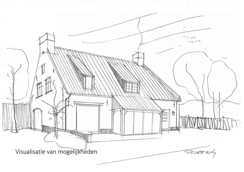 Villa met renovatiepotentieel Hansbeke