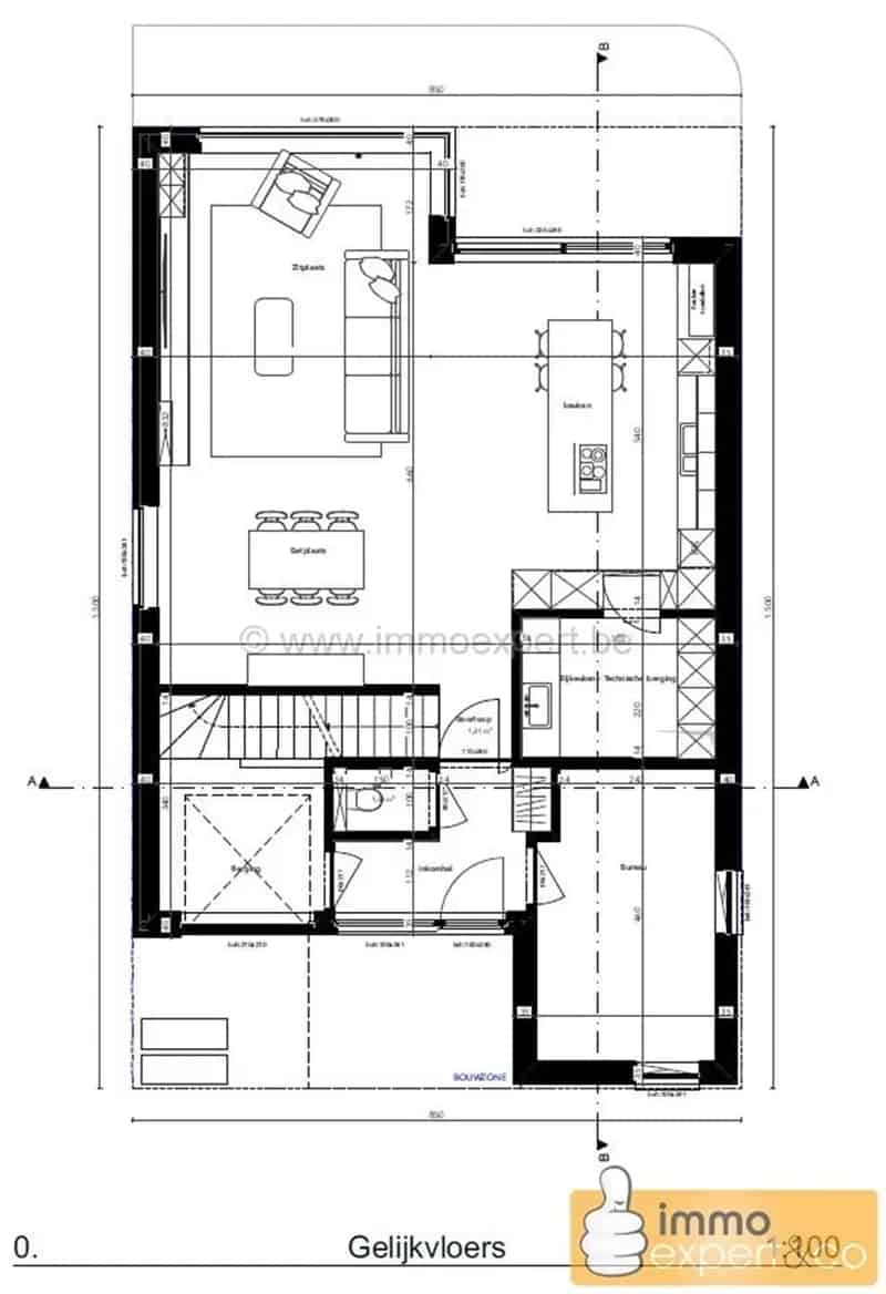 Bouwgrond Open Bebouwing Doodlopende Straat