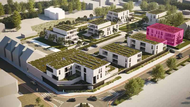 Ruim 3-slaapkamer appartement met ZW terras Koersel