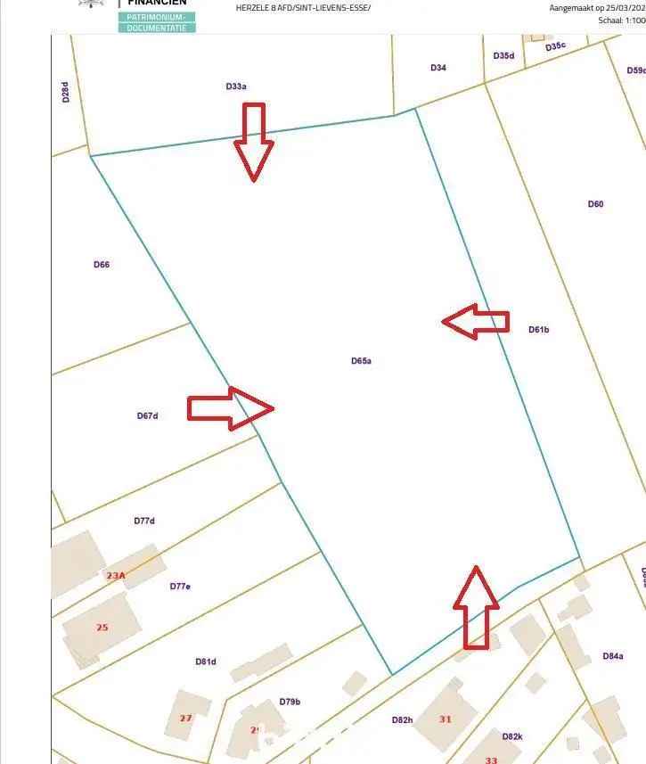 Landbouwgrond 10900m2 Te Koop Verpacht Tot 2031