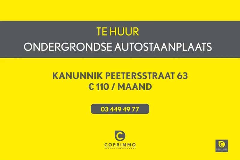 Ruime Ondergrondse Autostaanplaats te Koop