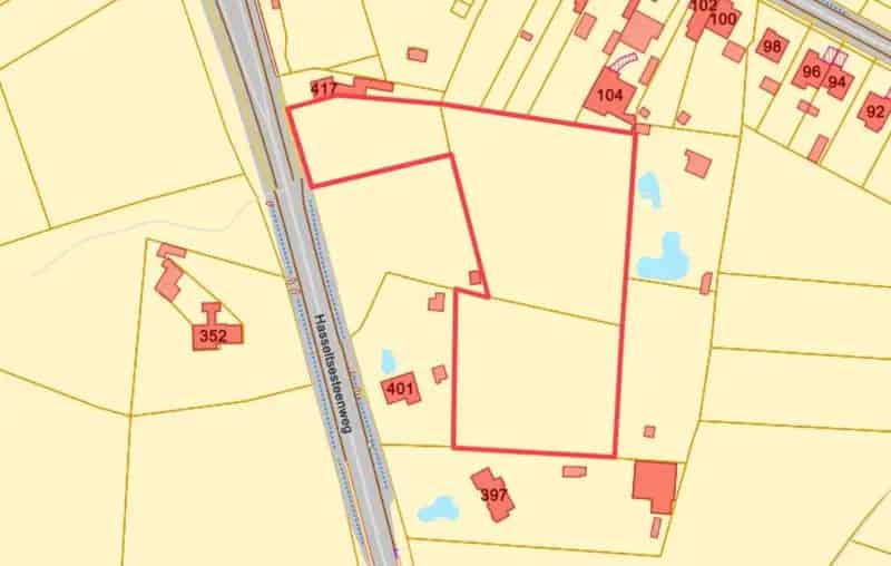 Bouwgrond 6a 48ca op 1ha 11a 70ca
