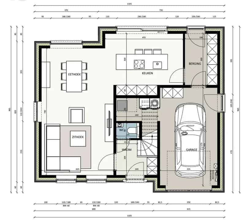 Nieuwe Landelijke Villa te Koop in Zulte