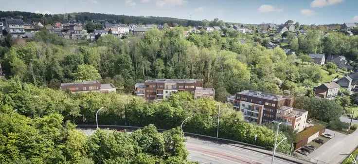 Te koop appartement in Seilles nabij station met tuin en terras