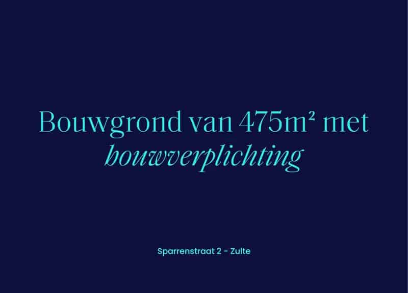 Bouwgrond Zulte Rustige Ligging Bouwverplichting