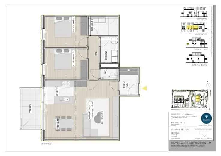 Appartement Te Koop Bijna Energie Neutraal 2 slaapkamers