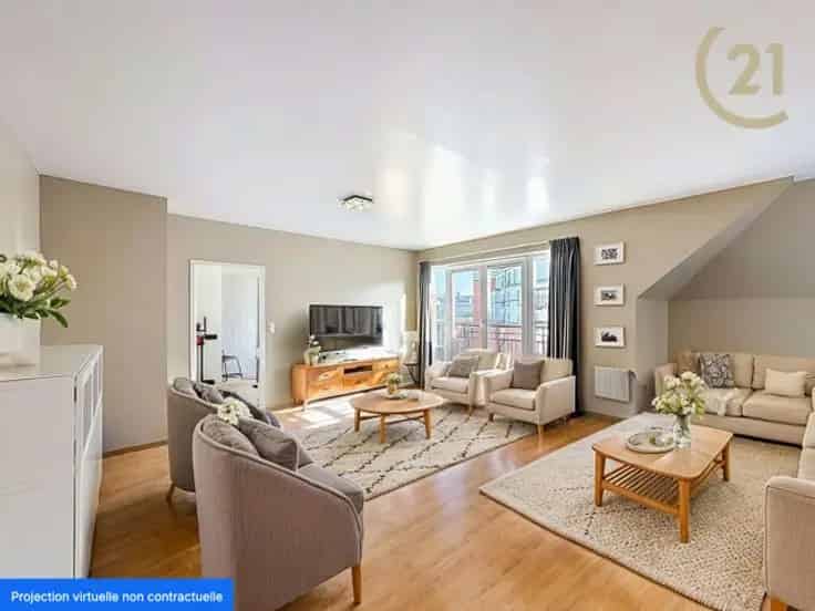 Penthouse Duplex 3 slaapkamers Jette Terras 121m²