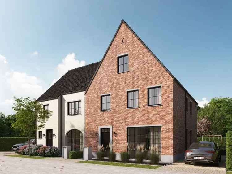 Nieuwbouw Izegem, half open woning