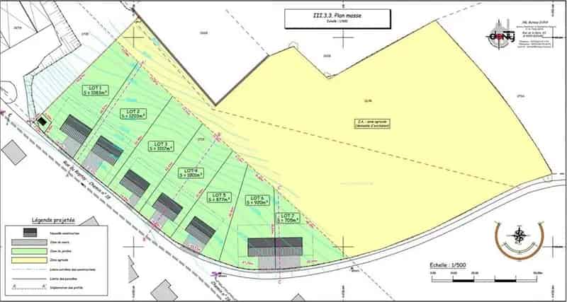 Bouwgrond te koop Naome 7 kavels 180m2