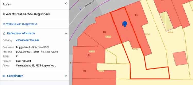 Huur huis in Opstal-Buggenhout met tuin en parkeerplaatsen