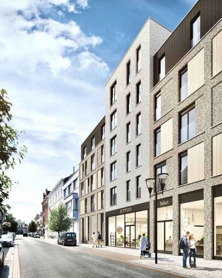 Projectgrond Ronse Centrum Station Vergunning Appartementen Parkings