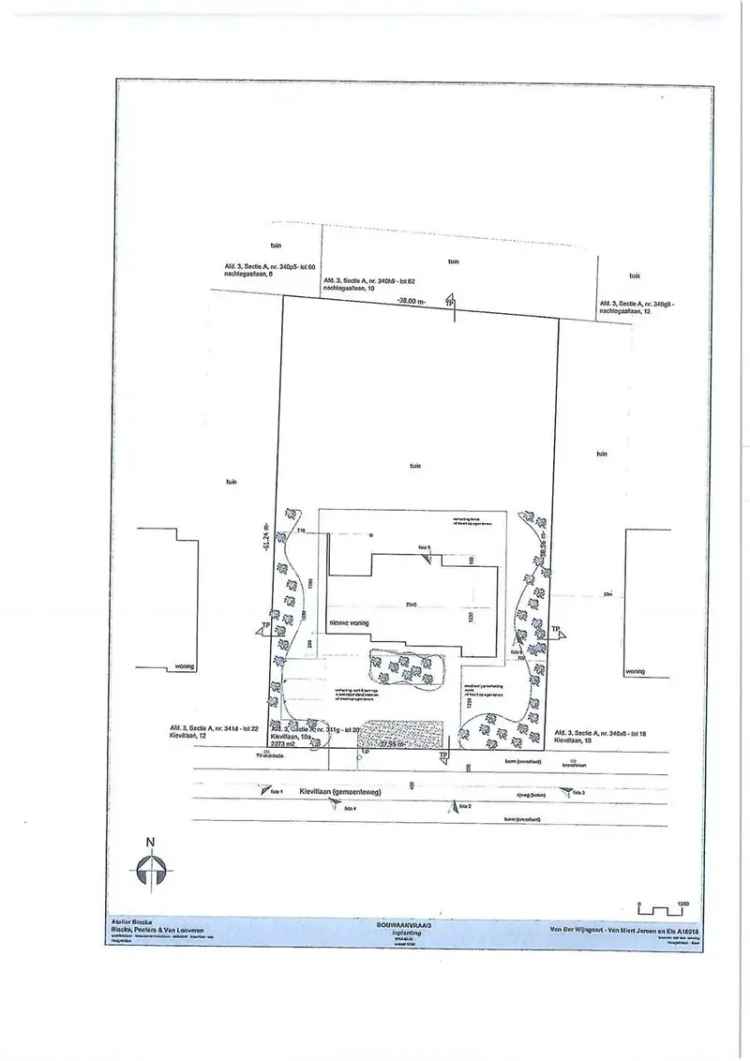 Bouwgrond te koop in Meersebergen met zuid-west oriëntatie