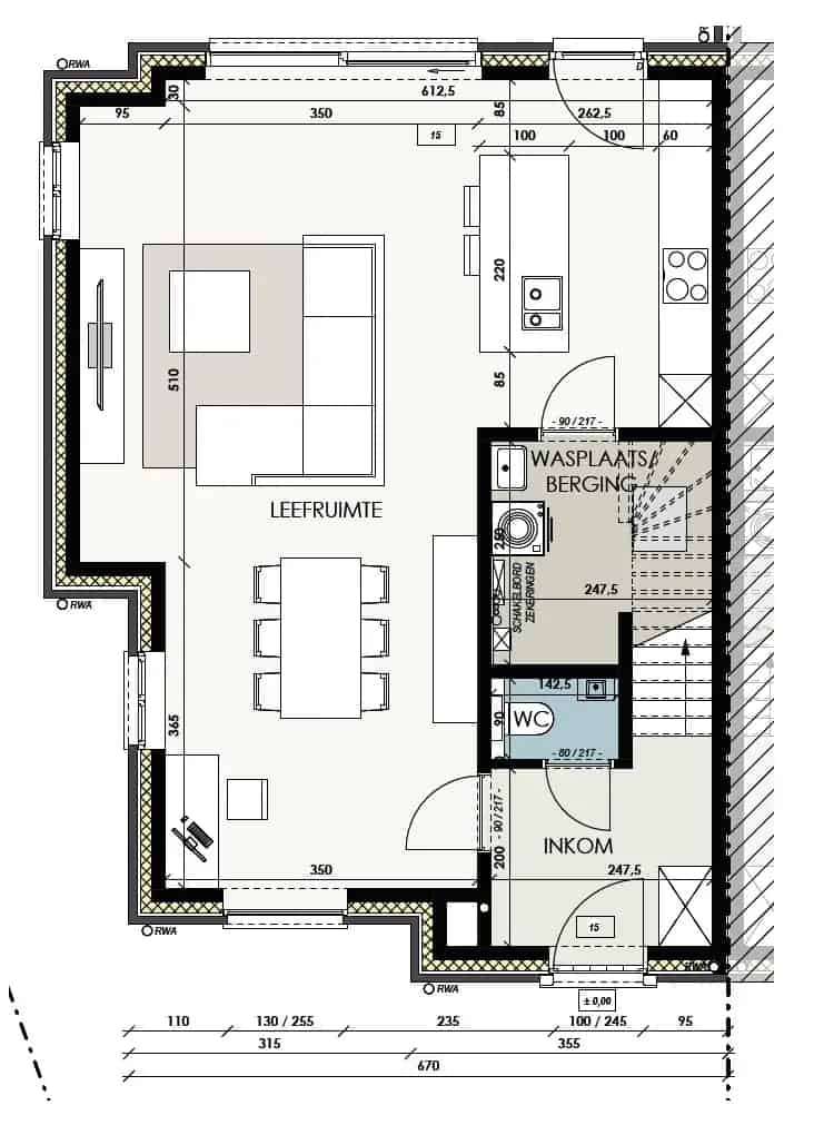 Energiezuinige Nieuwbouwwoning te Lauwe 3 slaapkamers