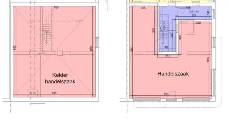 Koop handelsruimte met ruime kelder op toplocatie in Ingelmunster