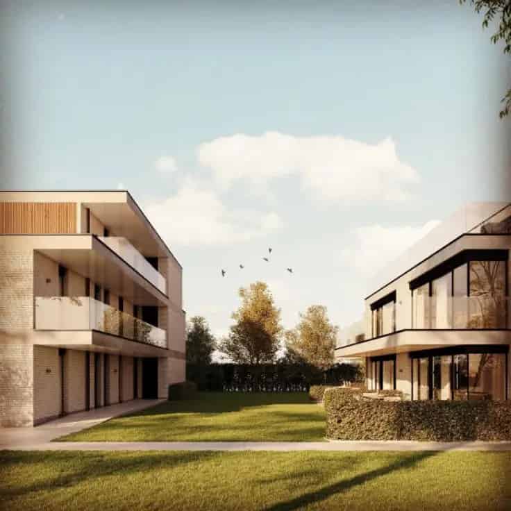 Nieuwbouw Appartement gelijkvloers 2 slaapkamers Zuid-Terras