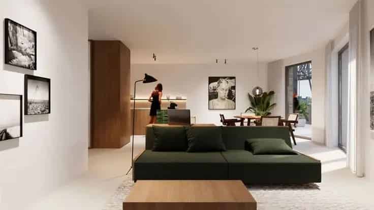 Appartement te koop Sint-Jans-Molenbeek - Kanaalzicht - 1 slaapkamer