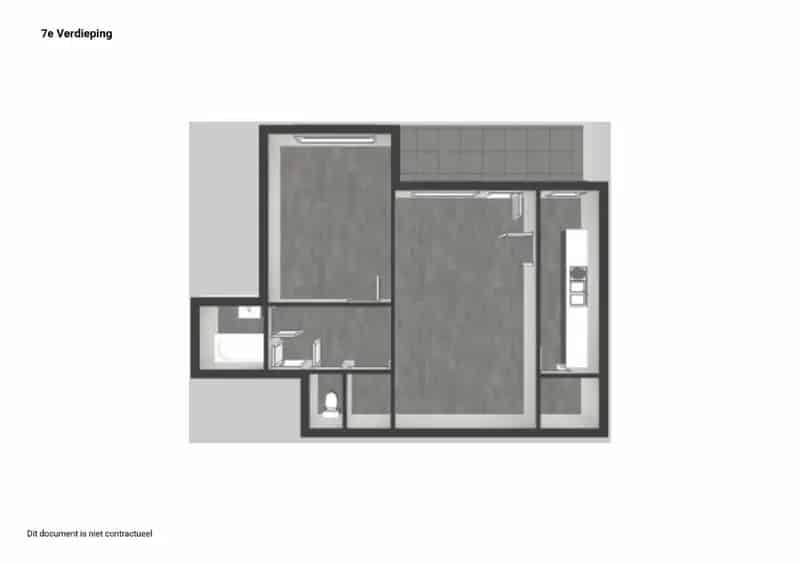 Appartement Sun Residence 7e Verdieping EPC B