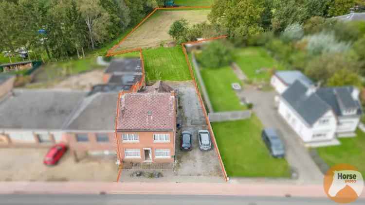 Te koop driegevelwoning Scherpenheuvel-Zichem met renovatiepotentieel